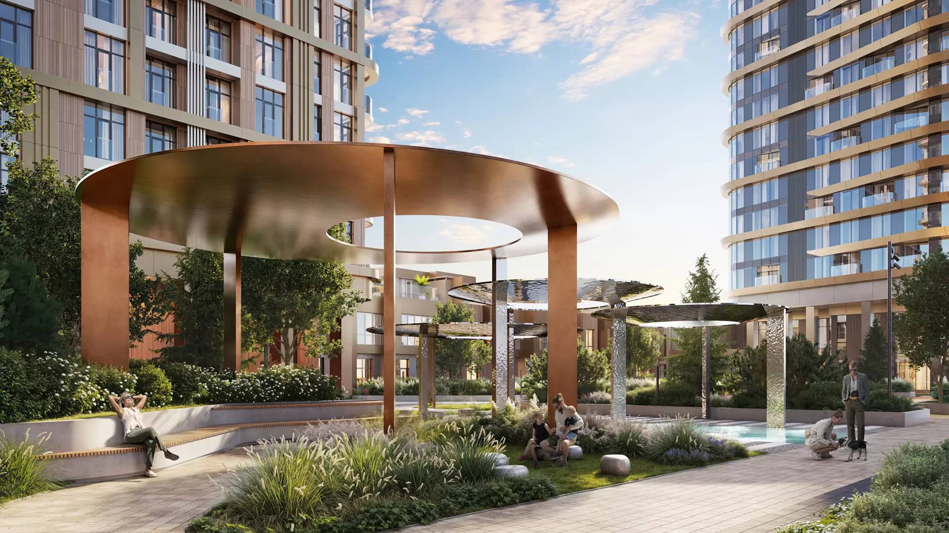 Приватный двор-парк 9 000 м²